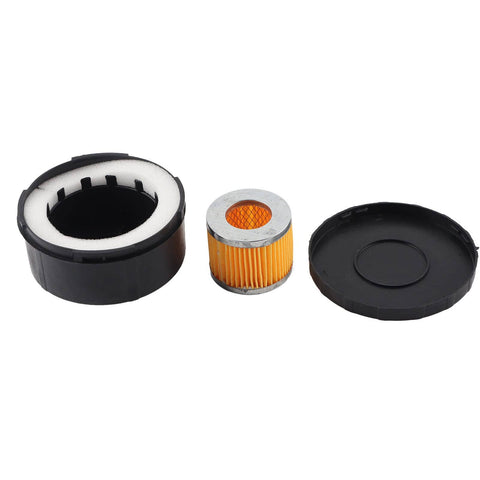 Two Pack Air Compressor Intake Filter Sound Muffler Quieting Kit 3/4 Inch (25mm) Fit 3.1 Inch Diameter Silencing Filter components
