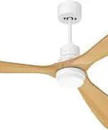 Matte Black Outdoor Ceiling Fan With Remote For Patio And Backyard Quiet DC Motor With Reversible Summer And Winter Airflow 60 Inch Wood Blades Energy Efficient And Dope Performance