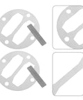 Air Compressor Spare Parts Replacement Aluminum Valve Plate With Reed Gasket For Quiet Operation, Smooth Performance, Universal Compatibility, Easy DIY Repair, Home Use, Durable Metal Build, aluminum valve plate with reed gasket