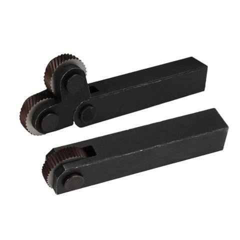Lathe Knurling Tool Set With Double And Single Wheel Heads 0.6mm To 2.0mm Linear Pitch Knurling Kit For Lathe Machines