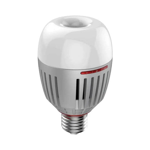 7W RGBWW LED Bulb With Full Tunable 2000K To 10000K Color Temperature High CRI 95 Plus TLCI 96 CCT HSI And FX Modes Built In Battery
