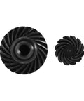 Overdrive Helical Gear Set 12T 22T For TRX4M Front And Rear Axles In 1 18 RC Crawler, CNC Machined 20CrMo Alloy Steel Gears Detail View