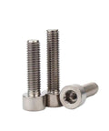 M8 Pure Titanium GR2 Hex Socket Cap Screws Badass Strength Hella Corrosion Proof DIN912 Standard close-up view of various lengths
