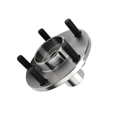 Two Piece Front Wheel Bearing Hubs Kit For Ford Transit Connect 2010 2011 2012 2013, 5 Lug Front Left And Right Hubs, Wheel Bearing Assembly, FWD, No ABS Sensor close-up view