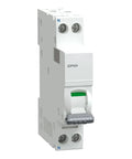 Rock-Solid Mini Circuit Breaker 40Amp 10Ka Din Rail Mount Thermal Magnetic Protection Single Pole C-Curve in white housing.