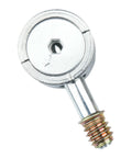 Heavy Duty No Tools Needed Furniture Fastening Fittings For Beds And Tables, Easy Assembly Cam Lock Connectors, steel, close-up view