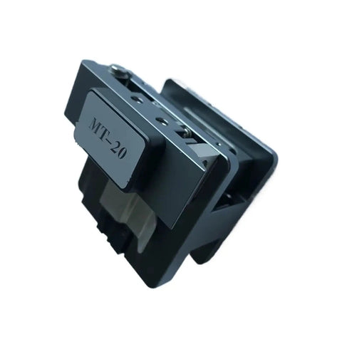 AOXHUGB Automatic Mt-20 Optical Fiber Cleaver Precision Cutting Knife Tool showing black MT-20 unit designed for fiber splicing.