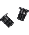 2 Pack M10xP10 Bolts for Bike Rear Derailleur Hanger, Aluminum Alloy Mounting Screws for Bicycle Frame Accessories, Black 15mm Length.