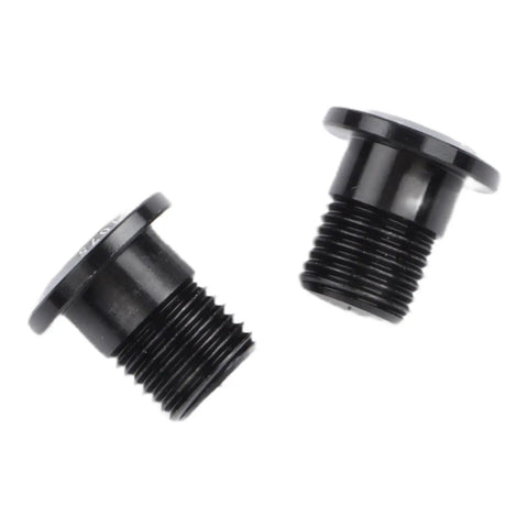2 Pack M10xP10 Bolts for Bike Rear Derailleur Hanger, Aluminum Alloy Mounting Screws for Bicycle Frame Accessories, Black 15mm Length.