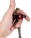Hand using Mini Bike Chain Cutter Tool For Quick Pin Removal And Link Breaking, Lightweight Aluminum Alloy Body