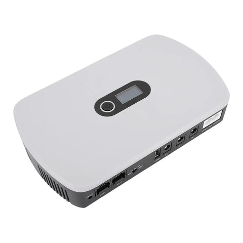 Slick 8800 Mah Ups Power Supply With Bright Lcd Screen And Smart Voltage Tuning, compact design with display and ports.