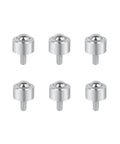 Heavy Duty Ball Transfer Plates For Smooth Equipment Movement Industrial Grade Roller Bearings 5/8 Inch Thread Stem Steel Construction high capacity set of 6