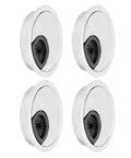 Get Your Desk Totally Cleaned Up With These Sleek Zinc Alloy Cable Grommets That Organize All Those Messy Wires Like A Boss And Keep Your Home Office Looking Totally Fresh While Holding Strong Against Wear And Tear. 4-pack 66mm zinc alloy cable grommets, white, for desk cord holes