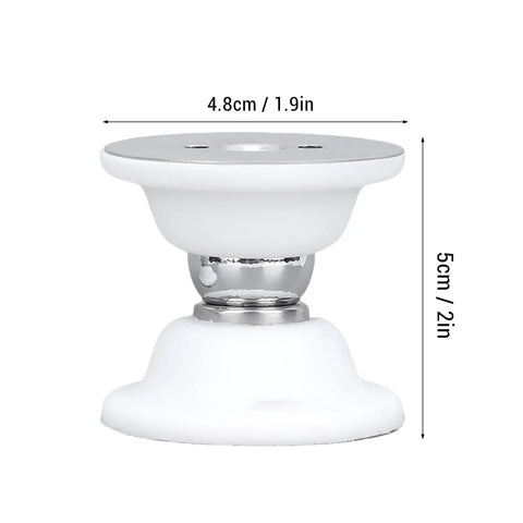 Heavy Duty RV Magnetic Door Stopper For Camper And Trailer, 4.8cm x 5cm, metal and plastic, secure doors without tools.