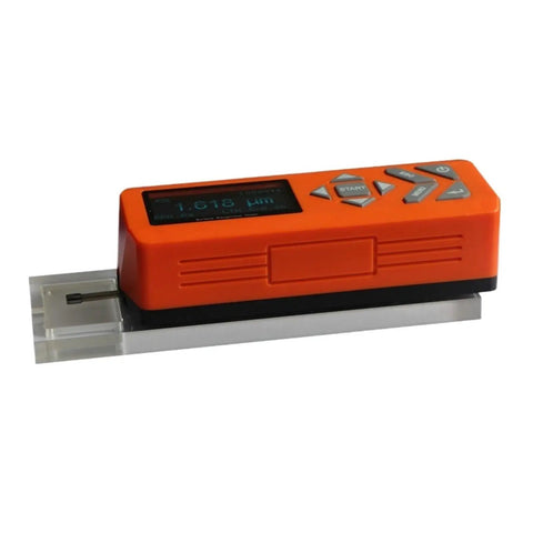 Top Tier Digital Surface Roughness Tester With Glare Free LCD Screen Portable Profile Gauge For Smoother Metal Jobs And Zero Hassle Production Line Checks, showing digital readout and ergonomic design.