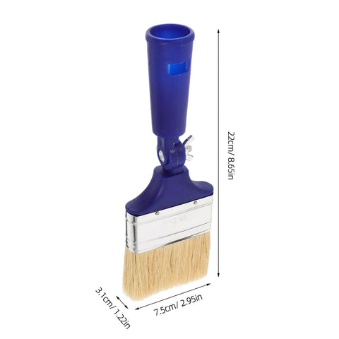 Adjustable 3 Inch Paint Brush With 270 Degree Angled Head And 2.6 Cm Aperture, Pro Grade For Walls, Furniture, Deck, Acrylic Projects