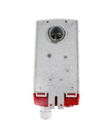 Heavy Duty 20Nm Damper Actuator For Hvac Ventilation 24V Ac Dc Powered Airflow Controller Motor top view with metal casing.