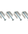 Heavy Duty Aluminum Truck Tool Box Clamps With Rust Proof Tie Downs Zinc Plated Hardware No Drill Required Universal Mounting