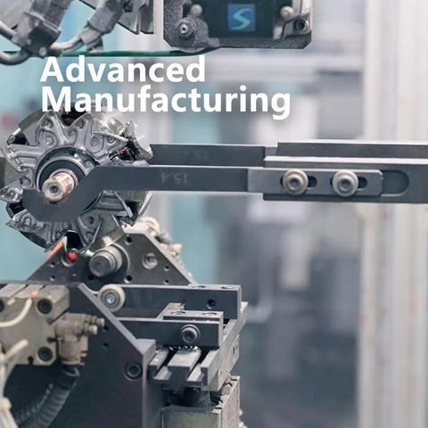 Advanced manufacturing machinery in industrial setting