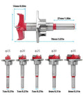 Legit Carbide Tipped Forstner Drill Bit Set 15Mm To 35Mm Woodworking Hole Saw Kit showing five bits with sizes 15mm to 35mm.