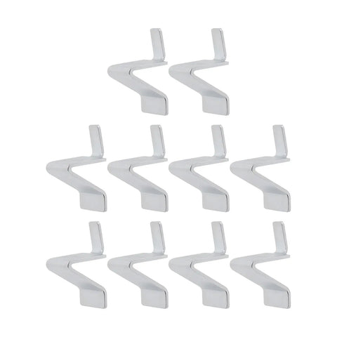 Heavy Duty Steel Shelf Clips For Cabinets And Bookshelves Adjustable Brackets To Secure Shelves Firmly Wobble Free Under Heavy Loads