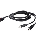 Slick No Sweat Plug And Play Universal Printer Cable 2 In 1 Design with 24V Power USB to USB Type B and 3 Pin DIN Adapter.