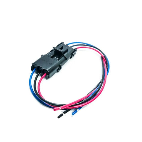 Heavy Duty 3 Way Male To Female Weather Pack Connector Kit With 12010717 And 12015793 Terminals For Auto Wiring Repairs Featuring Durable Copper Pins And 16 Awg Wires Ready To Save Time. 3-way connector with 16 AWG wires for auto wiring repairs