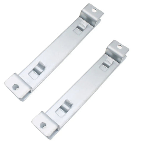 Two Pack Galvanized Bird House Mounting Brackets With Eight Screws Sturdy Rustproof Bird House Hanger For Secure Nesting Boxes And Feeders Easy Install Weatherproof Outdoor Design