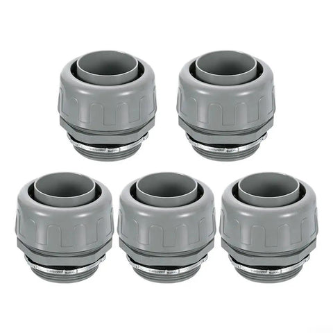 Five Pack Boss Grade 2 Inch NPT Nonmetallic PVC Flexible Conduit Connector Set With 180 Degree Bend for efficient wiring.