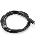 M12 8 Pin Male To Female Connector Cable For Industrial Waterproof Sensor Extension Wire A Coded Safe Signal Cord 5 Ft
