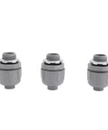 Bad Ass Liquid Tight Conduit Connector One Half Npt Cable Gland Sealing Ring in gray, marine-grade nylon for secure cable sealing.