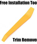 Orange trim remover tool included with Pure White Interior LED Kit For Mazda RX-8 2004-2014, 5-Piece Set With Map, Dome, Door, Trunk And License Lights, Includes Installation Tool, 6X Brighter Than Factory, 60% Less Power, Long-Lasting Performance, Easy DIY Upgrade