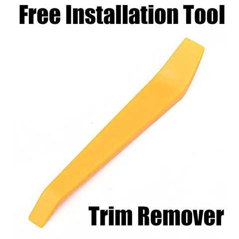 Orange trim remover tool included with Pure White Interior LED Kit For Mazda RX-8 2004-2014, 5-Piece Set With Map, Dome, Door, Trunk And License Lights, Includes Installation Tool, 6X Brighter Than Factory, 60% Less Power, Long-Lasting Performance, Easy DIY Upgrade