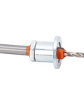Heavy Duty Adjustable Depth Countersink Drill Bit With Slick Flute Design For Woodworking And Metal Drilling, metallic finish, compact design.