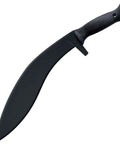 Realistic Kukri Trainer for Safe Practice and Drills, 12-Inch Blade, 17 1/4-Inch Overall Length, Santoprene Handle, Black Finish