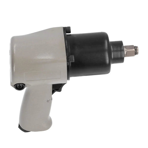 Heavy Duty Pneumatic Impact Wrench With 1/4 Inch Square Drive And Aluminum Casing Serving Up Beast Mode Torque From 34 To 410 Nm for quick auto service.