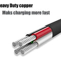 Replacement USB Charger Cable For Rotary Tools Fits PawControl And Popular Models Like Lite 7760 N 10 And 7350 PET Heavy Duty PVC Cord with exposed copper strands