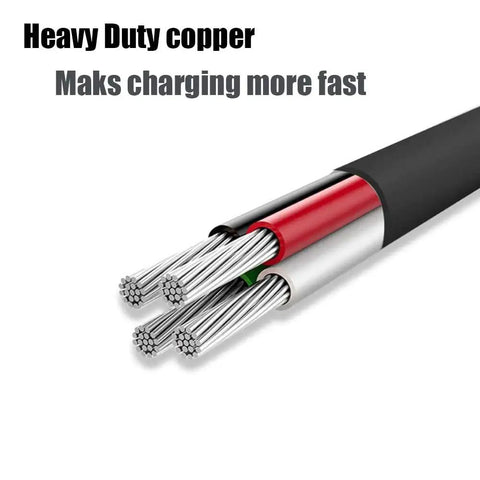 Replacement USB Charger Cable For Rotary Tools Fits PawControl And Popular Models Like Lite 7760 N 10 And 7350 PET Heavy Duty PVC Cord with exposed copper strands