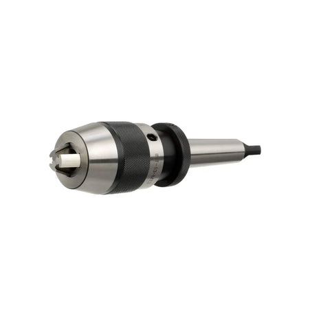 MT3 Integrated Keyless Drill Chuck With 0 To One Half Inch Capacity Self Tightening Design For Quick Tool Changes Rock Solid Rigidity