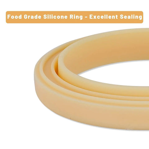 Close-up of 54mm Silicone Steam Ring Replacement Gasket Kit No BPA 5 Pack For 54mm Grouphead Espresso Machines Super Easy Install