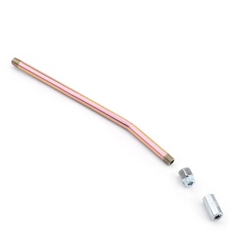 Pro Grade 1 8th Inch NPT Grease Fitting Kit With Zinc Plated Extension Tubes And Nozzle For Hand Operated And Air Powered Rigs
