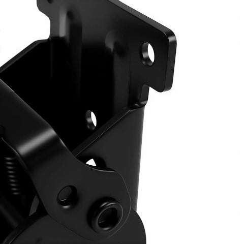 Close-up of Heavy Duty 16 Pack Cold Rolled Steel Brackets, 90 Degree Self Locking Hinges With Screws, showcasing the hinge detail.