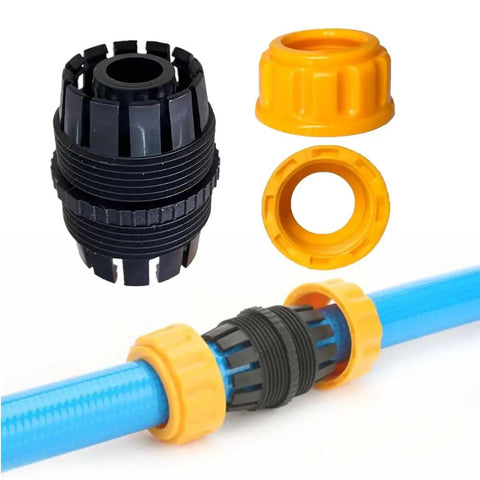 Three Pack Garden Hose Repair Kit With Durable Connectors And Extender For 3/4 Inch Or 5/8 Inch Hoses, Quick Repair Mender