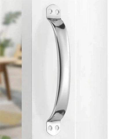 Sleek Silver Stainless Steel Cabinet Knobs And Drawer Pulls Set For Kitchen Cupboards, 96-10 Millimeter Size, Satin Finish