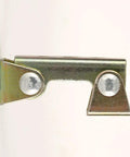 Slick V Shape Welding Magnet With Adjustable F Clamp Grip No Fuss Mount For Doors Toolboxes Windows Or Furniture Assembly close-up of metal fixture