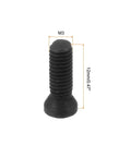 Pack Of 10 Premium M3 X 12mm Black Torx T10 Flat Head Screws For Cnc Carbide Insert Tool Holders Pro Grade showing detailed screw dimensions.