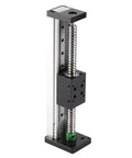 Linear Motion Stage With 150mm Ball Screw Slide And Precision Sliding Table For NEMA 23 Motors, CNC X Y Z Axis Positioning Platform For Milling Machines, Aluminum Body, Smooth Operation, Rock Solid Precision. aluminum linear stage with ball screw and 40mm rail