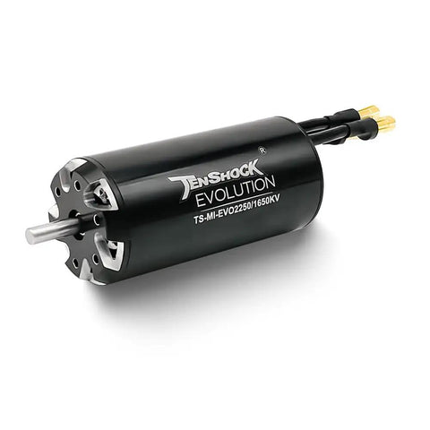 Top Shelf 6 Pole Brushless Motor With Slick CNC Aluminum Casing And Heavy Gauge Copper Windings For Serious Racing Builds Featuring Raw Neodymium Magnets And Killer 2150 KV Response