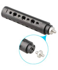 Aluminum Camera Handle Grip For Small Cameras Camcorders And DSLRs With CNC Machined Aluminum Construction Anodized Black Finish