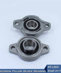 Premium KFL003 Mounted Bearing With Zinc Alloy Pillow Block Housing For 17mm Shaft Diameter Flange Block Precision Unit Giving Rad Performance And Heavy Duty Strength For Smooth Rotation And Long Lasting Durability For Your Engine Projects Today mounted pillow block bearing, zinc alloy, 17mm shaft